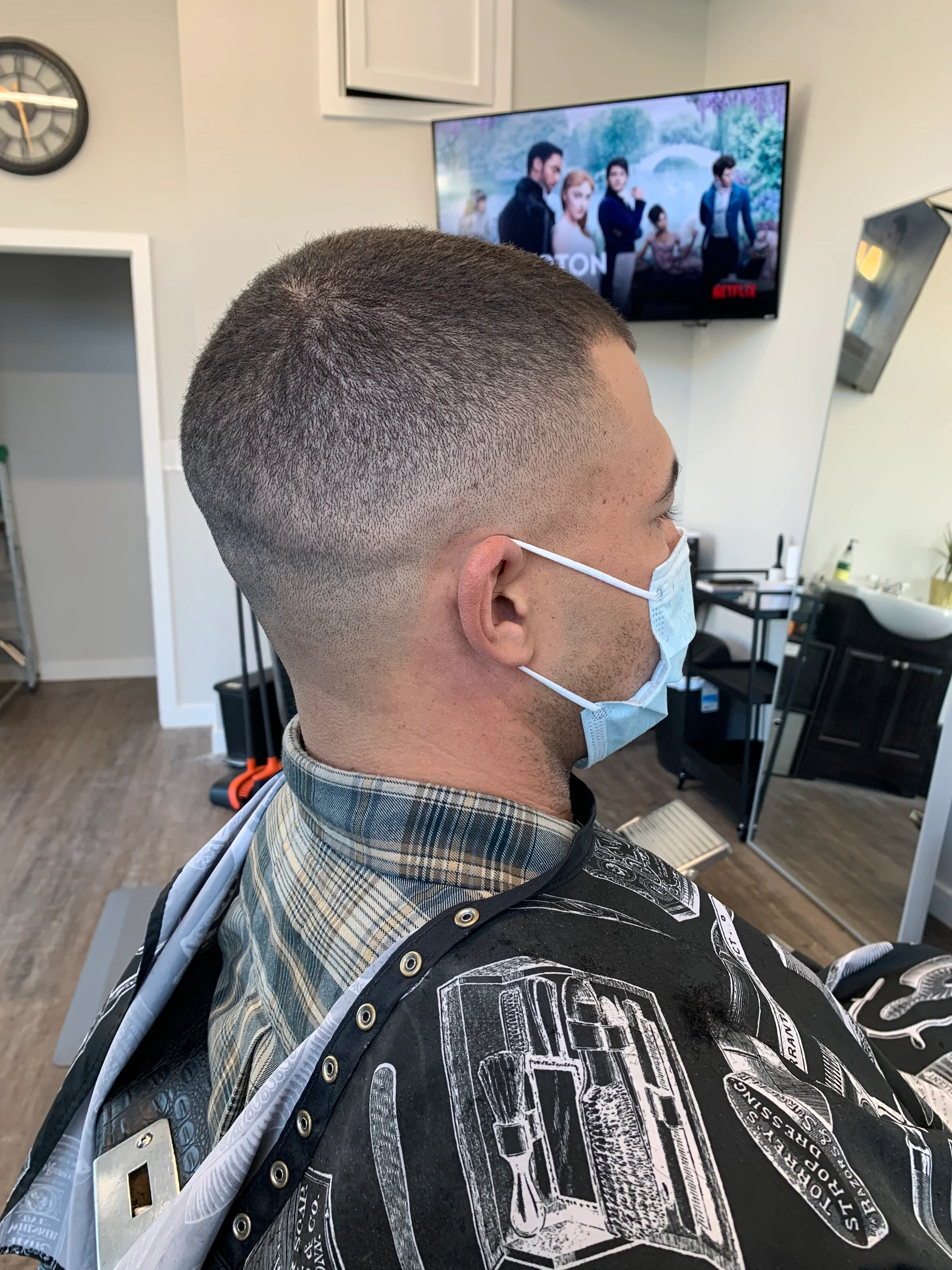 Fresh fade haircut